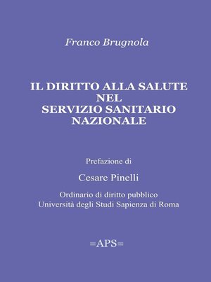 cover image of IL DIRITTO ALLA SALUTE NEL SSN
